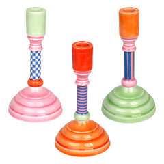 Enamel Candle Holders | Summer Home Decor Gifts |