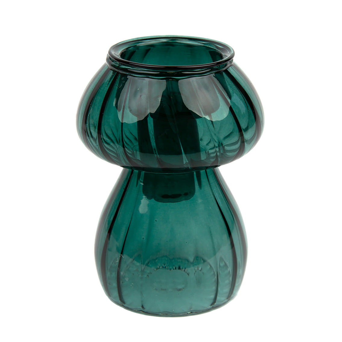 Green Mushroom Glass Candle Holder & Vase | Home Decor |