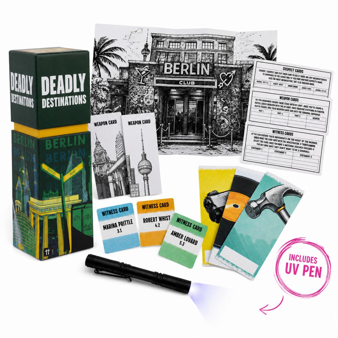 Berlin Murder Mystery Game - Deadly Destinations | Murder Mystery Game |