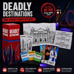 London Murder Mystery Game - Deadly Destinations | Murder Mystery Game |