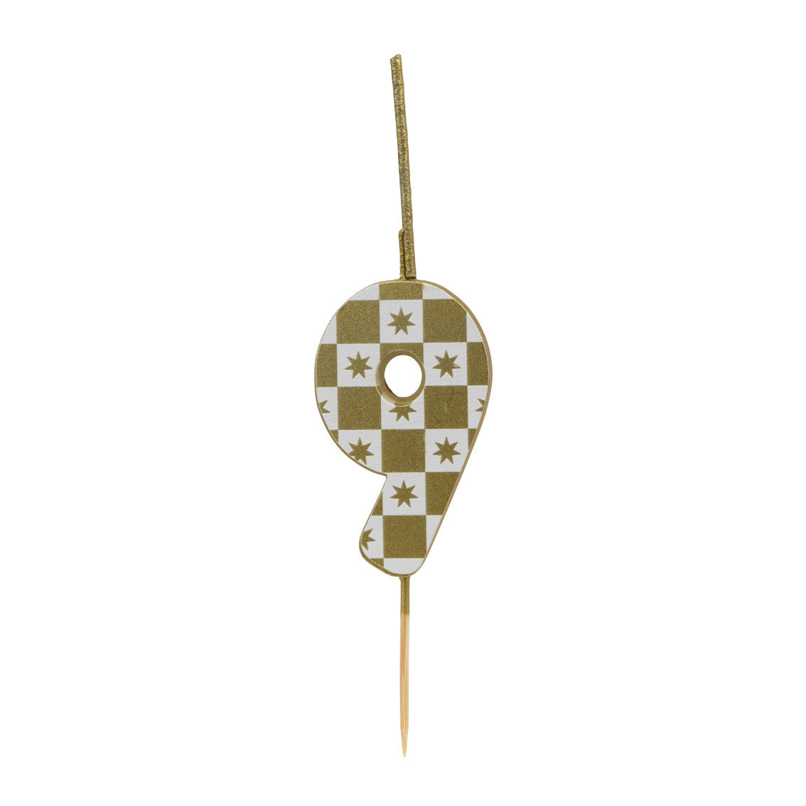 Gold Number Sparkler Duo Birthday Candles Set - 0-9 | Cake Candles |