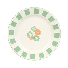 Nasturtium Enamel Plate - 20cm | Summer Dinner Plates |
