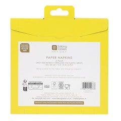 Happy Face Birthday Paper Napkins - 20 Pack | Party Napkins |