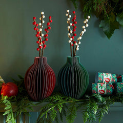 Green Honeycomb Colour Pop Paper Vase | Summer Gifts |