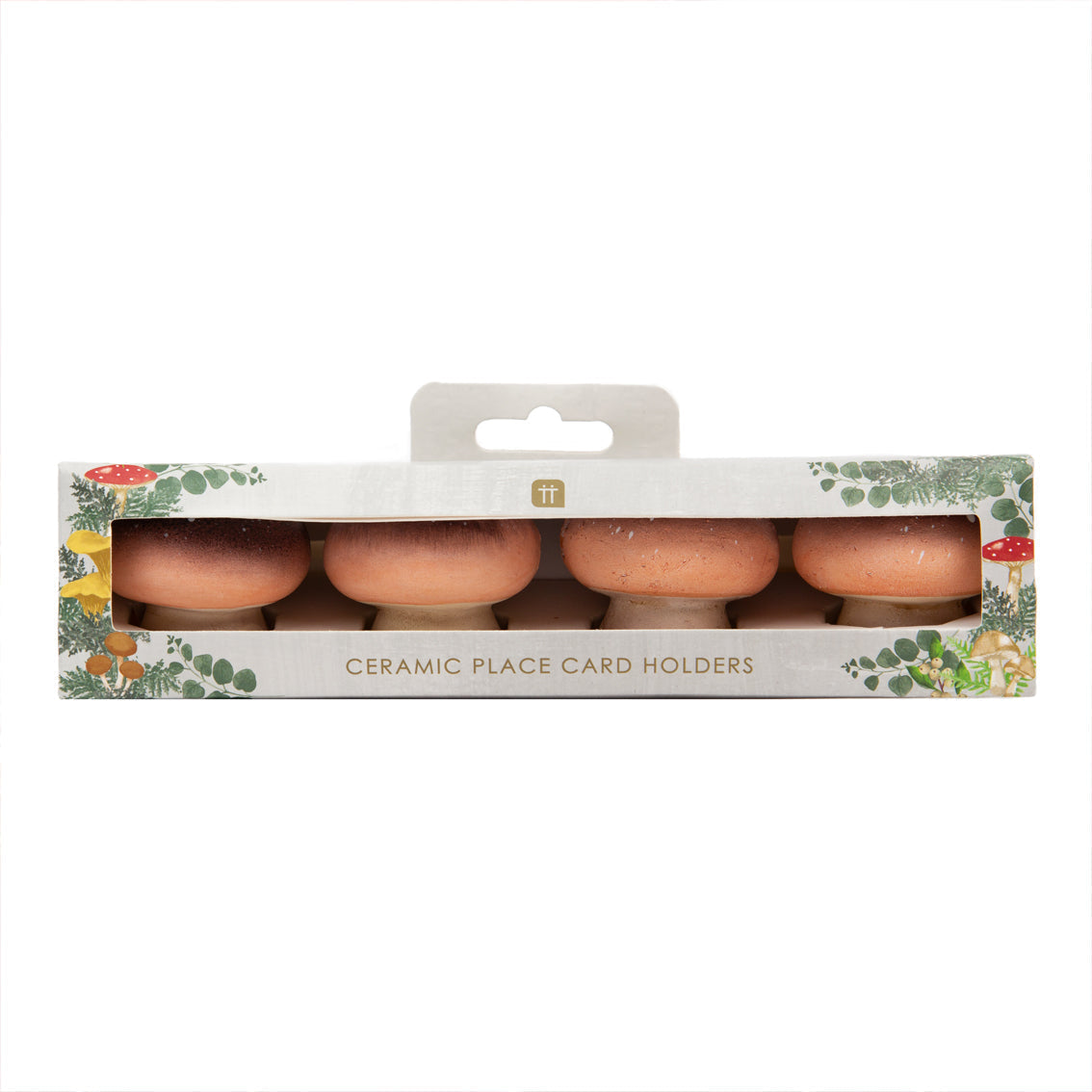 Forest Mushroom Place Card Holders - 4 Pack