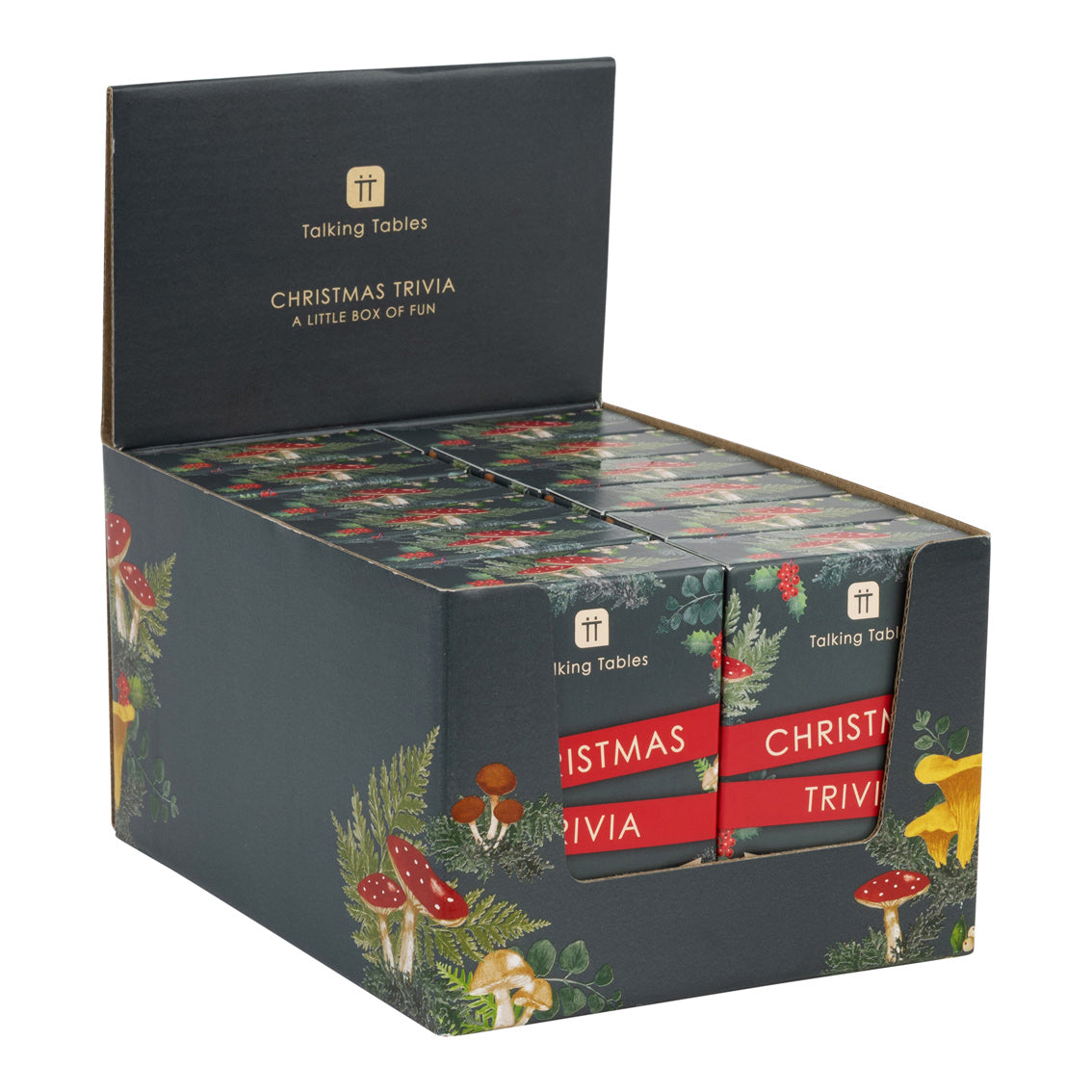 Forest Christmas Trivia Box - 12 Unit Display | Christmas Games |