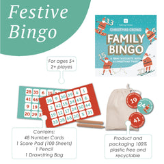 Christmas Family Bingo Game - 6 Unit Display | Christmas Games |