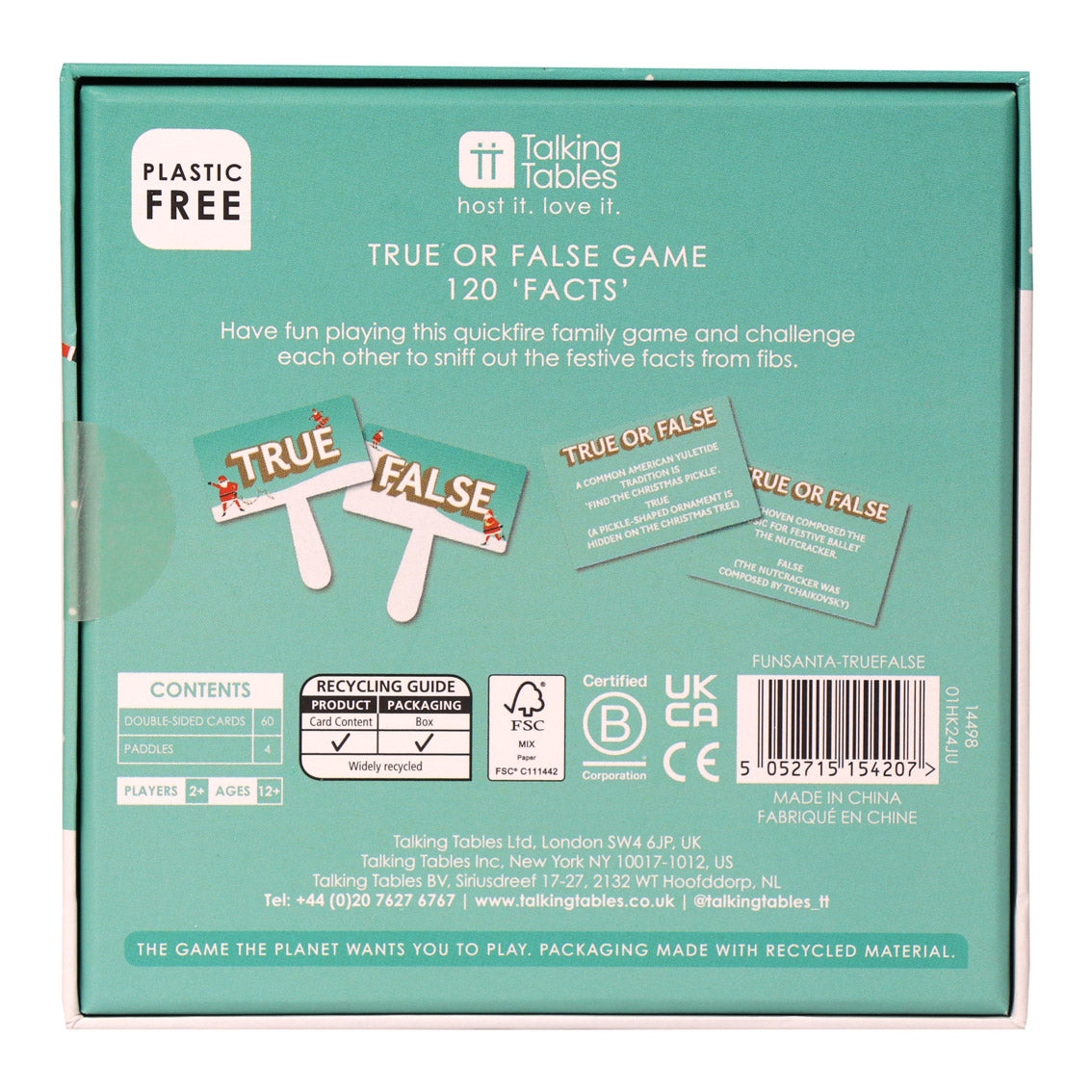 Christmas True or False Game - 6 Unit Display | Christmas Games |
