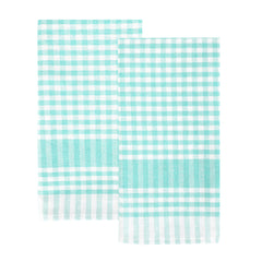 Mint Gingham Napkins - 2 Pack | Summer Tableware |