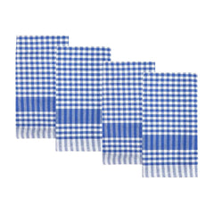 Blue Gingham Fabric Napkins - 4 Pack | Summer Gifts |
