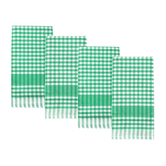 Gingham Fabric Tea Towels - 4 Pack