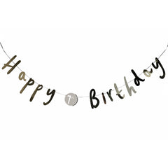 Customisable Happy Birthday Garland - 3m | Birthday Decor |