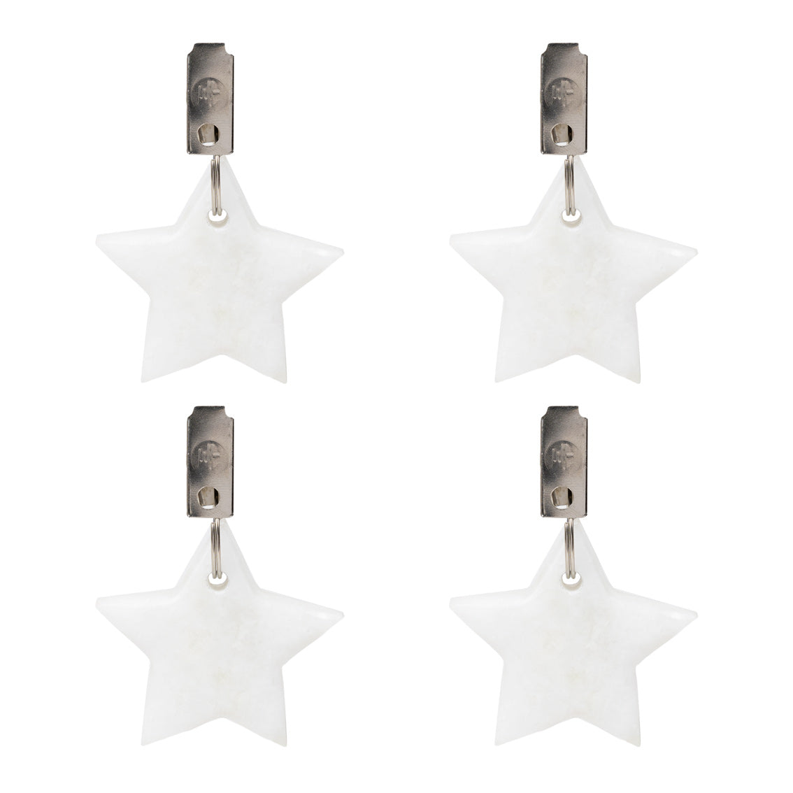 Marble Star Table Cover Weights - 4 Pack | Party Decor |