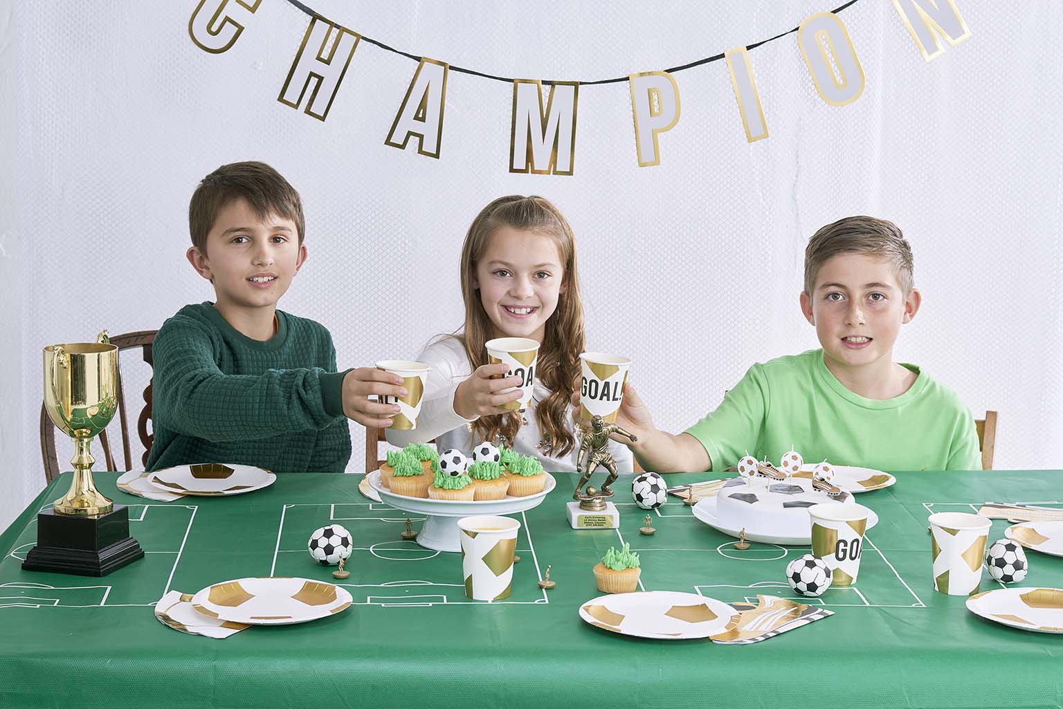 Football Pitch Table Cover | World Cup Party Supplies |