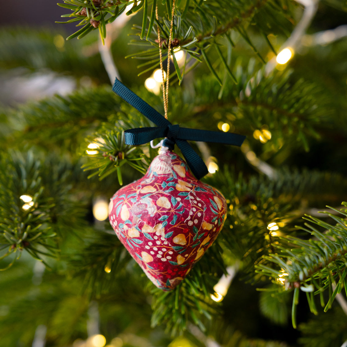 Handmade Patrtidge Christmas Tree Decorations - Display |