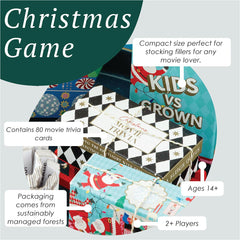 Movie Trivia Christmas Mini Sleigh - 6.5cm | Christmas Game |