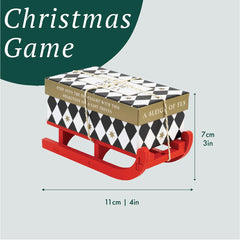 Movie Trivia Christmas Mini Sleigh - 6.5cm | Christmas Game |
