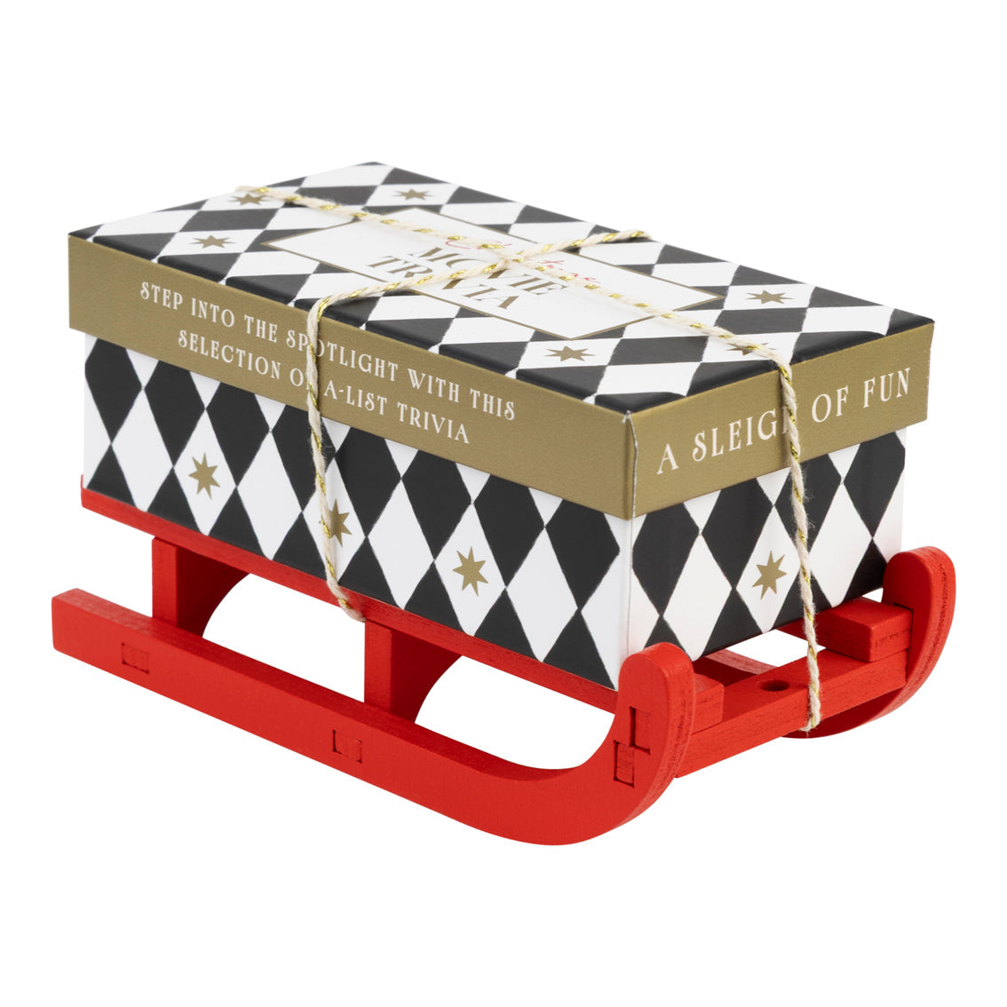 Movie Trivia Christmas Mini Sleigh - 6.5cm | Christmas Game |