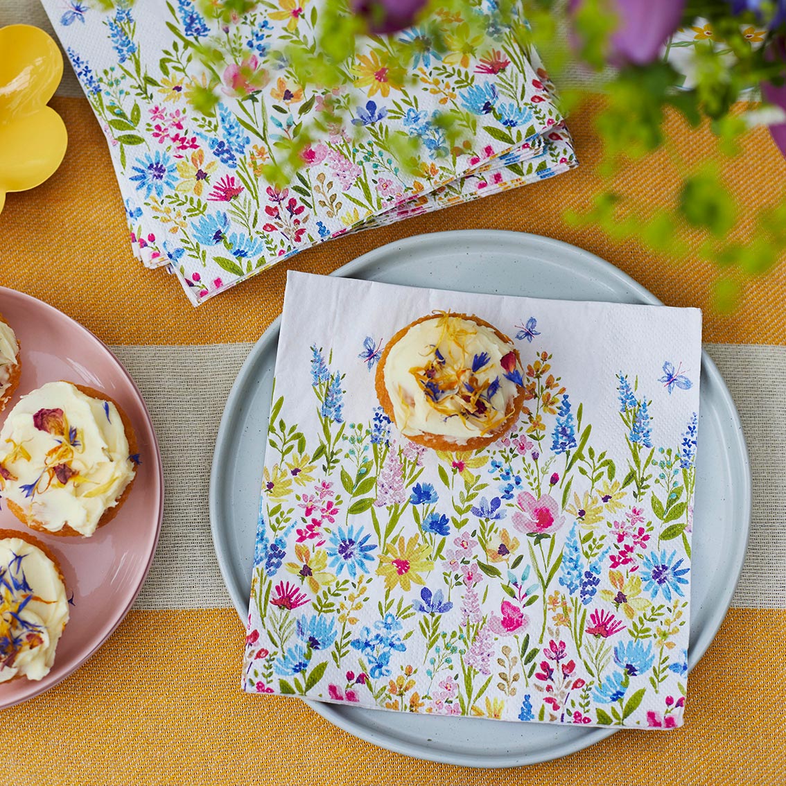 Meadow Paper Napkins - 20 Pack | Summer Decor |