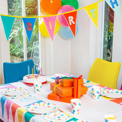 Birthday Brights Rainbow Star Cups - 8 Pack | Kids Birthday Party |