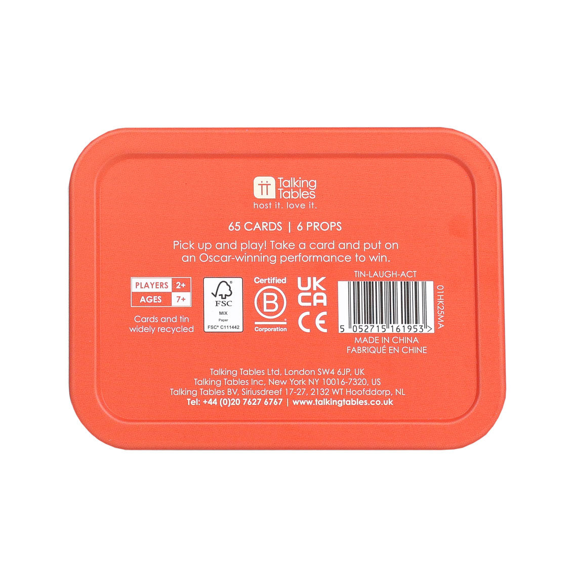 Laugh in a Tin - 20 Unit Mixed Display | Travel Games |