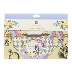 Alice in Wonderland Teapot Bunting - 4m