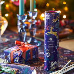 Dark Blue Tube of Matches | Festive Matches |