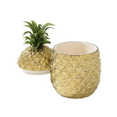 Ceramic Pineapple Ice Bucket | Summer Party Decor |