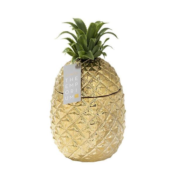 Ceramic Pineapple Ice Bucket | Summer Party Decor |